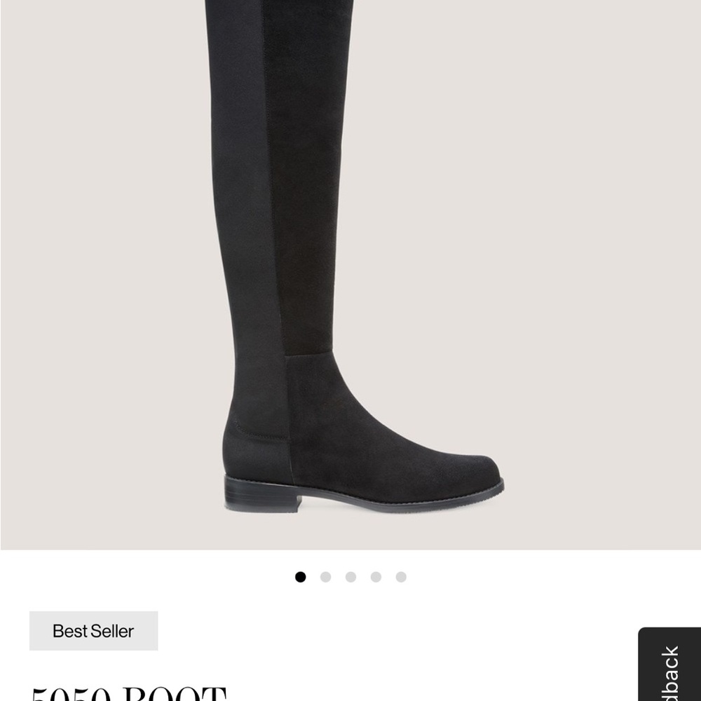 Stuart Weitzman Black Over the Knee Boots